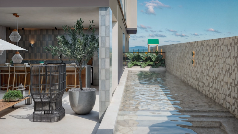 APTOs a apenas 150 metros da praia do Cerro em Itajuba, Barra Velha: 32ª foto da galeria de imagens do imóvel