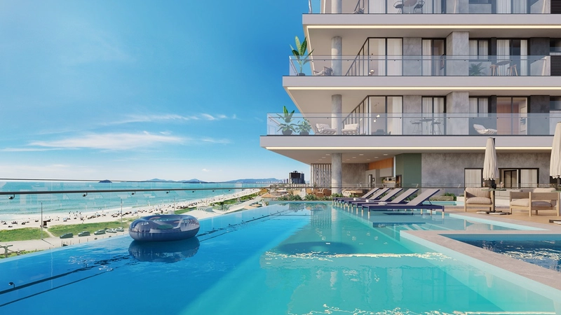 Apartamento frente mar em Balneario Piçarras