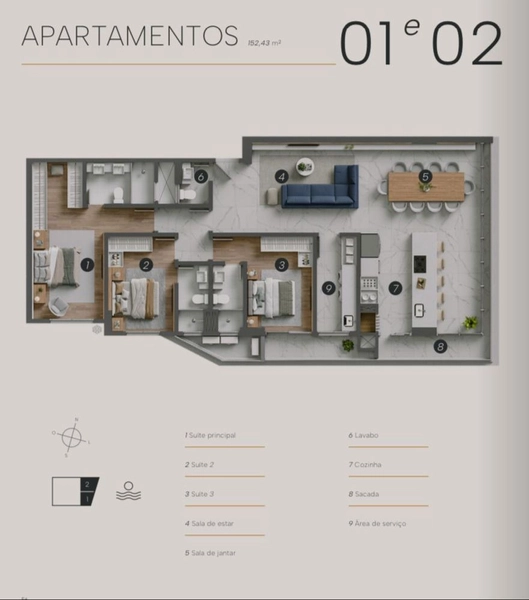 Apartamento frente mar em Balneario Piçarras: 13ª foto da galeria de imagens do imóvel