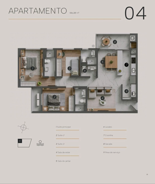 Apartamento frente mar em Balneario Piçarras: 15ª foto da galeria de imagens do imóvel