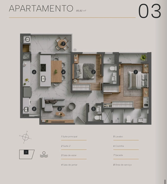 Apartamento frente mar em Balneario Piçarras: 14ª foto da galeria de imagens do imóvel