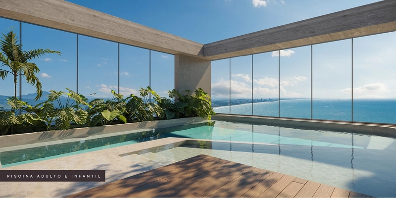 APTOs 03 suítes com 02 vagas e vista para praia do Grant: 7ª foto da galeria de imagens do imóvel