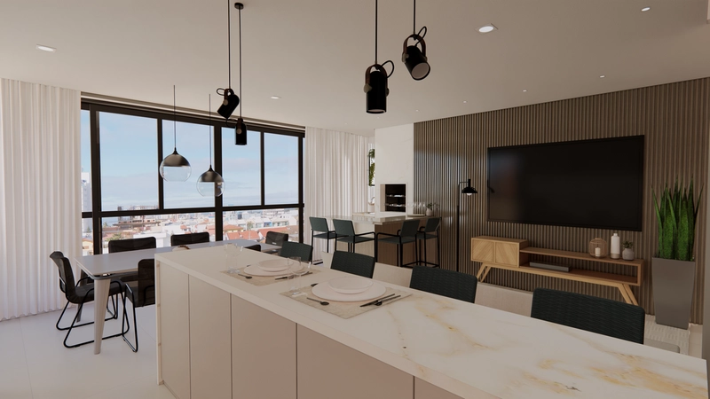 APTO 01 suíte + 02 demi, a 70 metros da praia do Tabuleiro: 5ª foto da galeria de imagens do imóvel