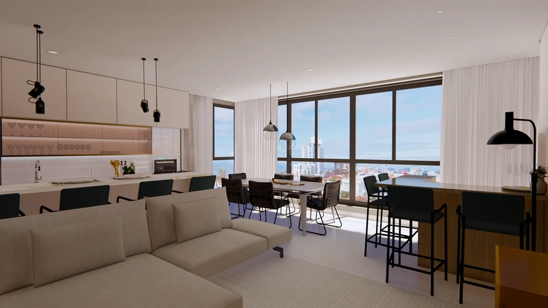 APTO 01 suíte + 02 demi, a 70 metros da praia do Tabuleiro: 6ª foto da galeria de imagens do imóvel