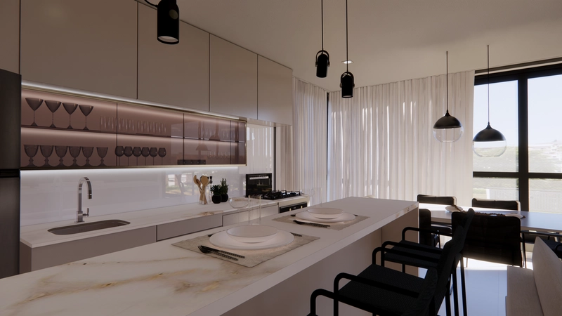 APTO 01 suíte + 02 demi, a 70 metros da praia do Tabuleiro: 8ª foto da galeria de imagens do imóvel