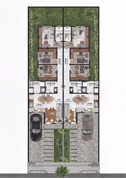 3 DORMITÓRIOS: 11ª foto da galeria de imagens do imóvel