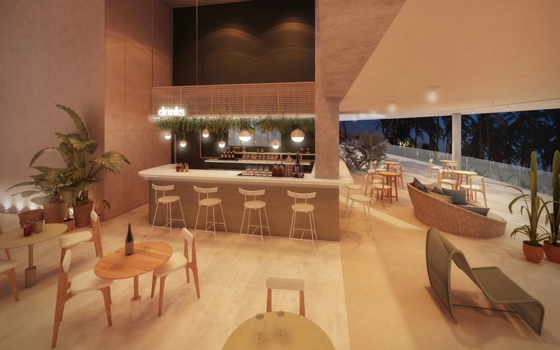 Apartamento a venda na praia de Muro Alto - 1 e 2 quartos: 9ª foto da galeria de imagens do imóvel