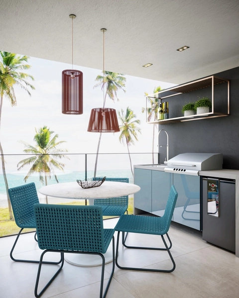 Apartamento a venda em Muro Alto com vista mar sendo 2 quartos, suíte: 18ª foto da galeria de imagens do imóvel