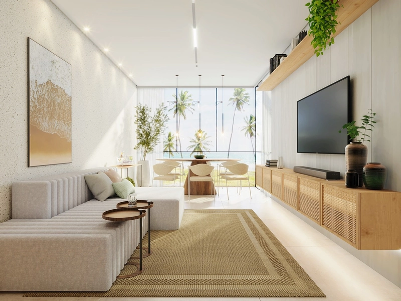 Apartamento a venda em Muro Alto com vista mar sendo 2 quartos, suíte: 16ª foto da galeria de imagens do imóvel