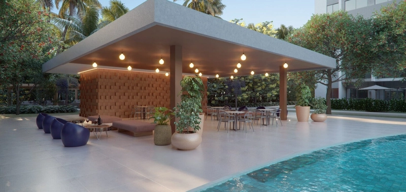 Apartamento Rooftop com 3 quartos e 80 mensais na praia dos Carneiros: 21ª foto da galeria de imagens do imóvel