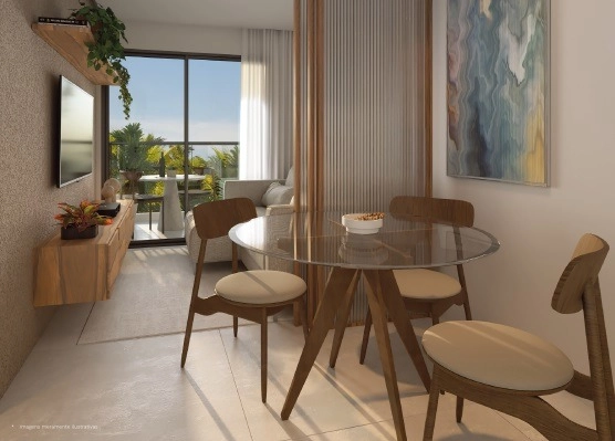 Apartamento Rooftop com 3 quartos e 80 mensais na praia dos Carneiros: 14ª foto da galeria de imagens do imóvel