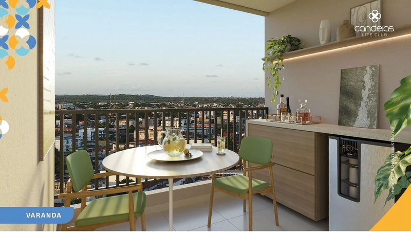 Apartamento a venda em Candeias, 2 quartos, suíte e varanda: 2ª foto da galeria de imagens do imóvel