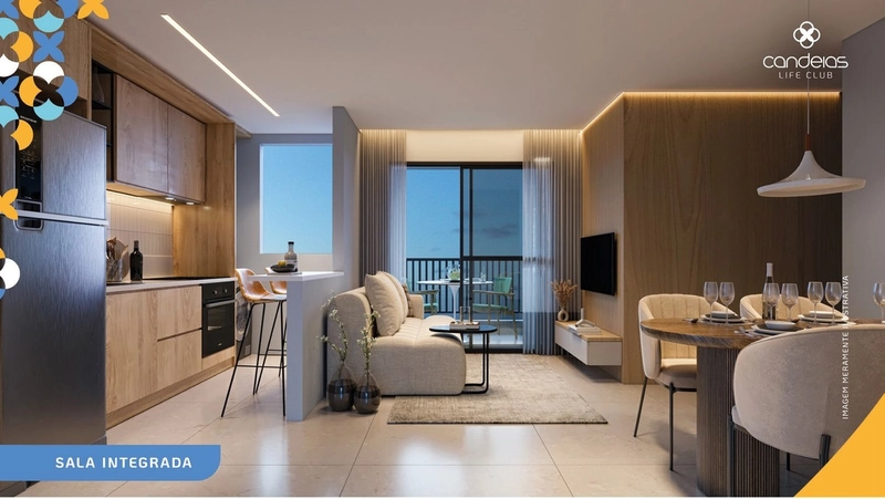 Apartamento a venda em Candeias, 2 quartos, suíte e varanda