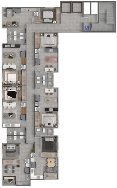 Lançamento no Centro de Brusque, 100 x direto com a construtora: 3ª foto da galeria de imagens do imóvel