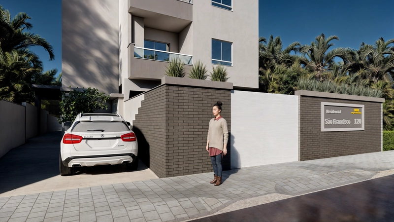 Apartamento com sacada e churrasqueira perto da Unifebe: 3ª foto da galeria de imagens do imóvel