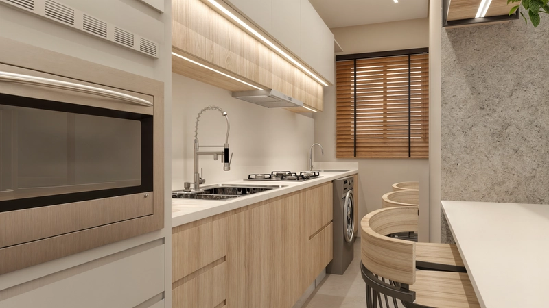 Apartamento com sacada e churrasqueira perto da Unifebe: 9ª foto da galeria de imagens do imóvel