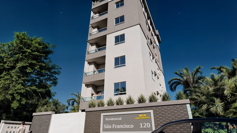 Apartamento com sacada e churrasqueira perto da Unifebe: 1ª foto da galeria de imagens do imóvel