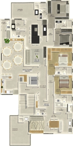 Lançamento no Guarani: apartamentos com 2 suítes e elevador: 12ª foto da galeria de imagens do imóvel