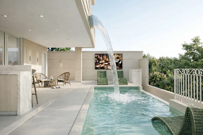 Casa de luxo no Reserva Club com 3 suítes e piscina borda infinita: 11ª foto da galeria de imagens do imóvel