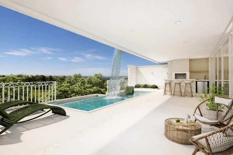 Casa de luxo no Reserva Club com 3 suítes e piscina borda infinita: 10ª foto da galeria de imagens do imóvel