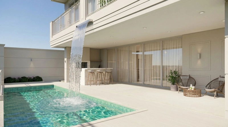 Casa de luxo no Reserva Club com 3 suítes e piscina borda infinita: 9ª foto da galeria de imagens do imóvel