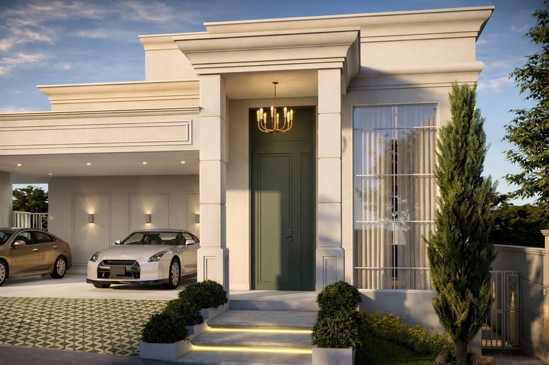 Casa de luxo no Reserva Club com 3 suítes e piscina borda infinita: 4ª foto da galeria de imagens do imóvel