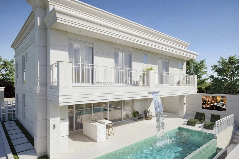 Casa de luxo no Reserva Club com 3 suítes e piscina borda infinita: 5ª foto da galeria de imagens do imóvel