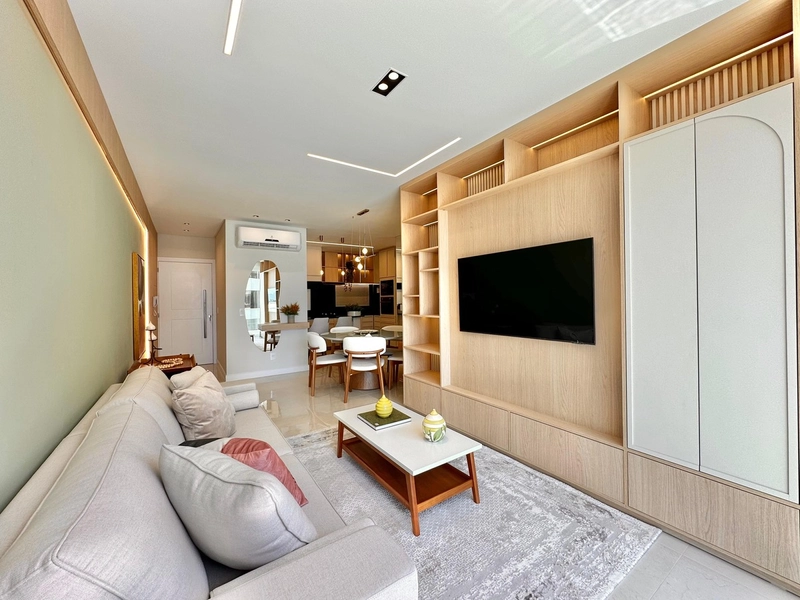 APARTAMENTO DECORADO COM VARANDA: 11ª foto da galeria de imagens do imóvel