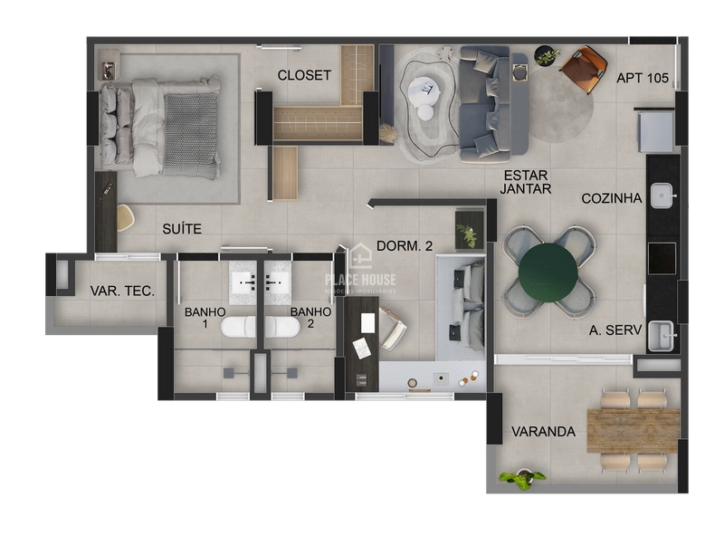 Apartamento 1 dormitórios à venda, 55,90 m² R$ 549.970 - Copacabana: 22ª foto da galeria de imagens do imóvel