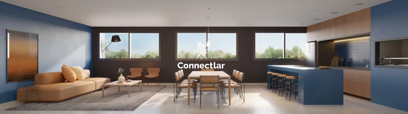 Loft moderno à venda – quarto/sala com vaga rotativa: 3ª foto da galeria de imagens do imóvel