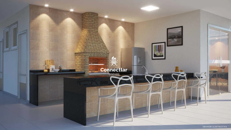 Apartamento 2 dormitórios – varanda com churrasqueira - Porto Ibiza: 3ª foto da galeria de imagens do imóvel