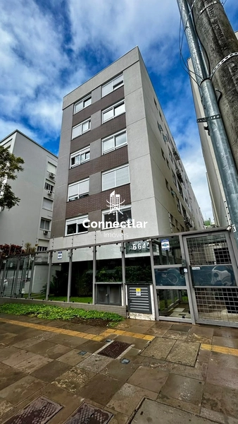 2 dormitórios com suíte, churrasqueira e vaga no Menino Deus