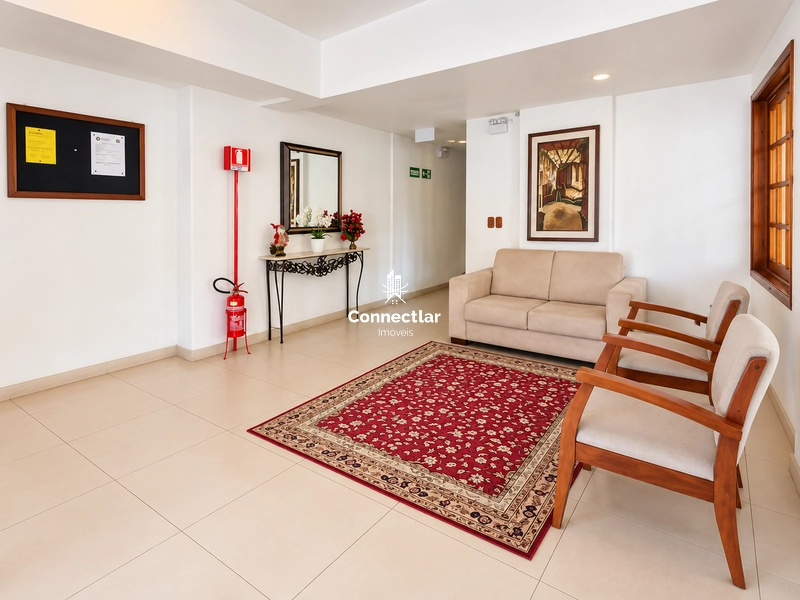 Apartamento 2 Dormitórios com Lareira, Churrasqueira e Vaga: 5ª foto da galeria de imagens do imóvel