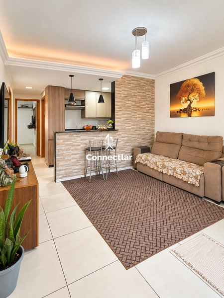 Apartamento 2 Dormitórios com Sacada Ampla e Churrasqueira: 1ª foto da galeria de imagens do imóvel