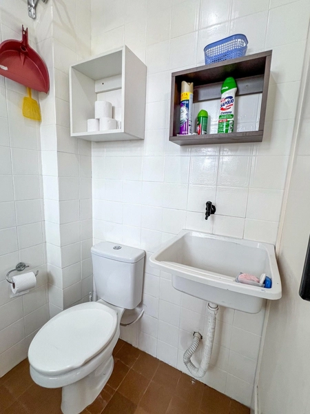 APARTAMENTO COM SACADA DE FRENTE COM VISTA PARA O MAR: 8ª foto da galeria de imagens do imóvel