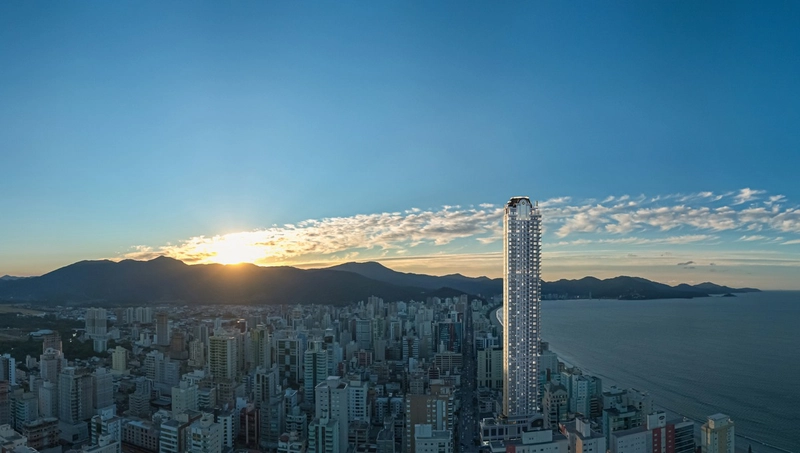 Belíssimo apartamento com vista definitiva para o mar! Padrão Embraed!: 3ª foto da galeria de imagens do imóvel