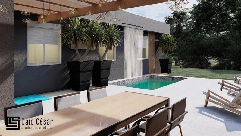 Casa pertinho do mar estilo Rústico & Moderno: 5ª foto da galeria de imagens do imóvel