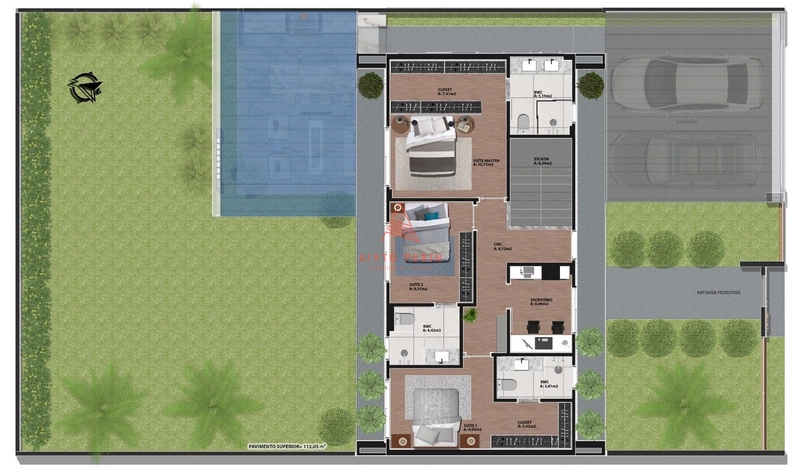 Casa 3 suítes no bairro Paraíso Chapecó: 13ª foto da galeria de imagens do imóvel
