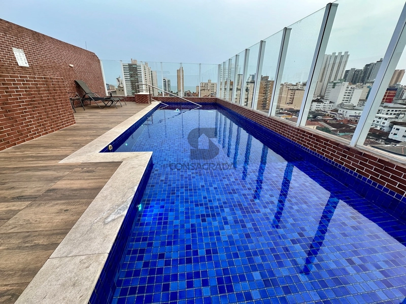 Apartamento na Praia Grande no Boqueirão.: 1ª foto da galeria de imagens do imóvel