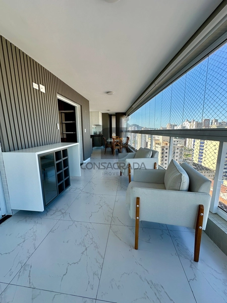 Apartamento na Praia Grande no Bairro Guilhermina.: 2ª foto da galeria de imagens do imóvel