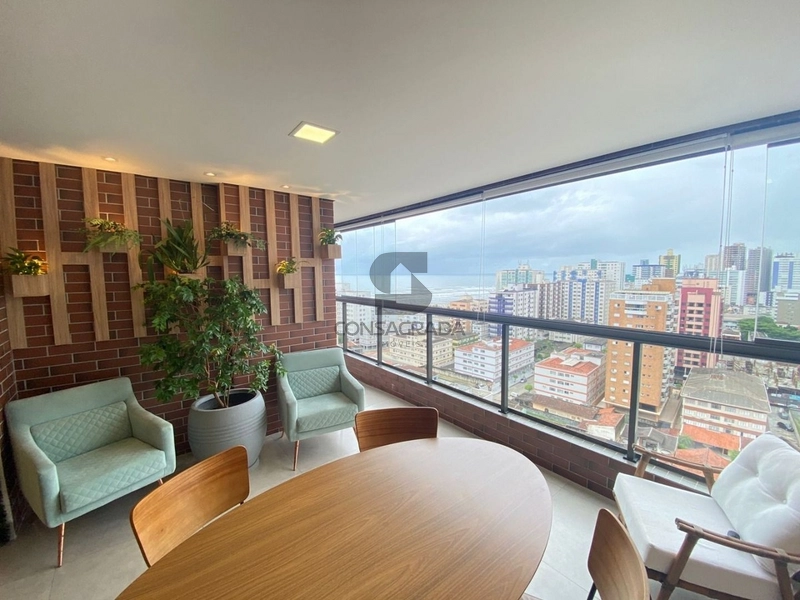 Apartamento na Praia Grande no Bairro Guilhermina.: 1ª foto da galeria de imagens do imóvel