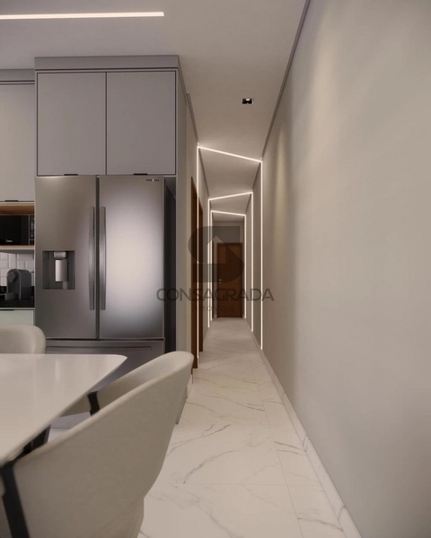 Casa toda mobiliada nova no Bairro Caiçara em Praia Grande: 8ª foto da galeria de imagens do imóvel