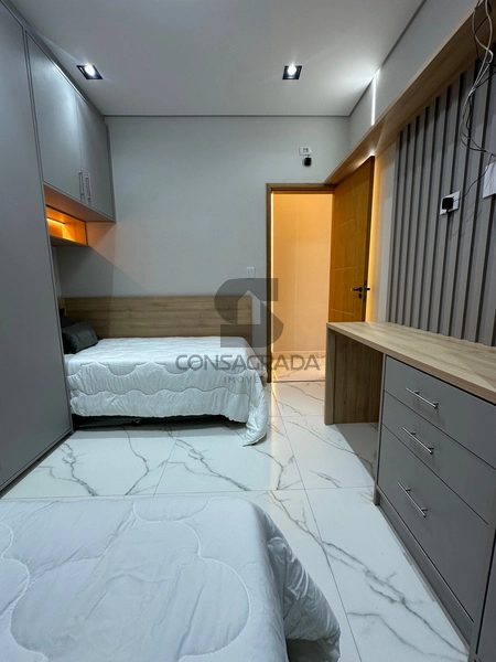 Casa toda mobiliada nova no Bairro Caiçara em Praia Grande: 16ª foto da galeria de imagens do imóvel