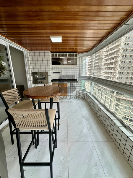Apartamento Canto Forte todo mobiliado.: 1ª foto da galeria de imagens do imóvel
