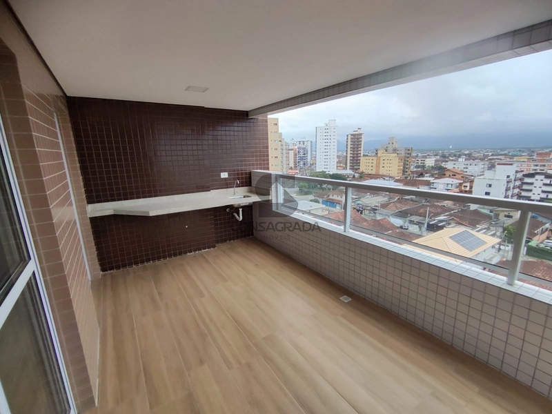 Apartamento na Praia Grande no Bairro Vila Tupi.: 4ª foto da galeria de imagens do imóvel