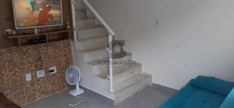 Casa de condomínio em Praia Grande no Bairro Maracanã.: 3ª foto da galeria de imagens do imóvel