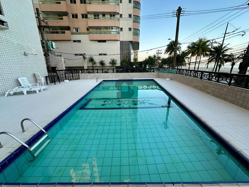 Cobertura frente mar na Praia Grande no bairro Aviação.