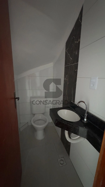 Sobrado de condomínio em Praia Grande no Bairro Maracanã.: 10ª foto da galeria de imagens do imóvel