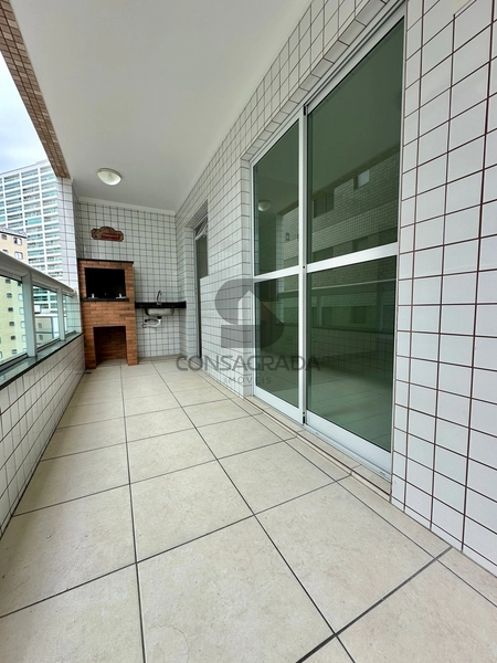 Apartamento na Praia Grande no Bairro Vila Caiçara.: 4ª foto da galeria de imagens do imóvel