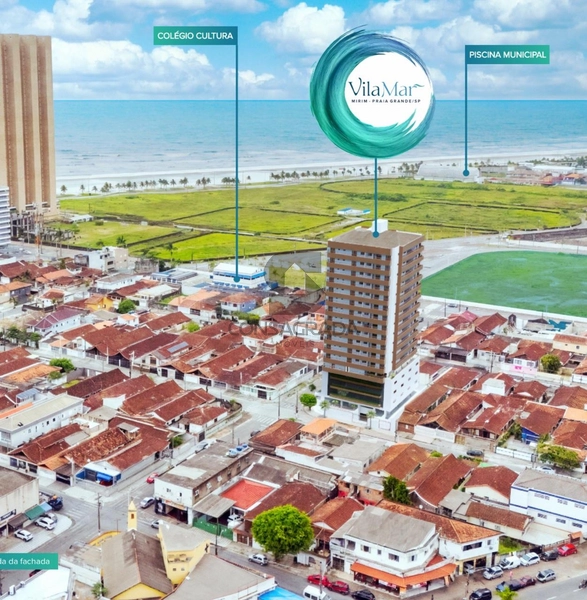Lançamento na Praia Grande no Bairro Vila Mirim.: 2ª foto da galeria de imagens do imóvel